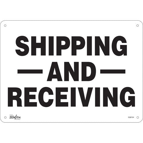SGM164-"Shipping And Receiving" Sign