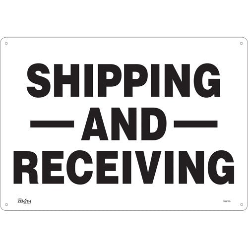 SGM165-"Shipping And Receiving" Sign