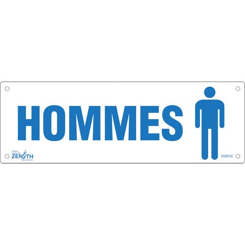 SGM183-"Hommes" Sign