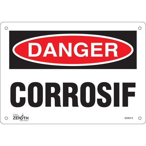 SGM313-"Corrosif" Sign