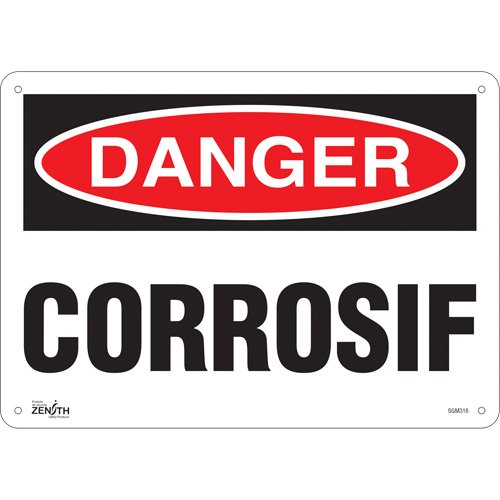 SGM316-"Corrosif" Sign