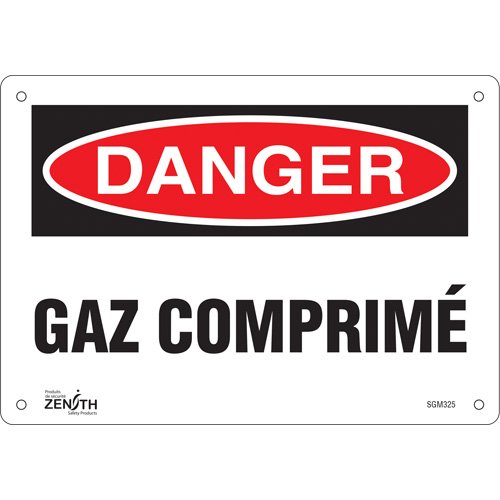 SGM325-"Gaz Comprimé" Sign