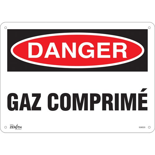 SGM328-"Gaz Comprimé" Sign