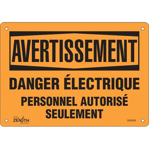 SGM396-"Danger Électrique" Sign