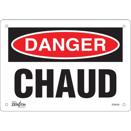 SGM458-"Chaud" Sign