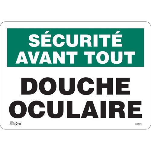 SGM478-"Douche Oculaire" Sign