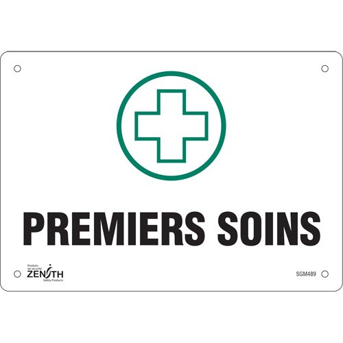 SGM489-"Premiers Soins" Sign