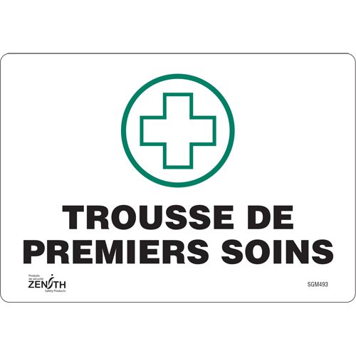 SGM493-"Premiers Soins" Sign
