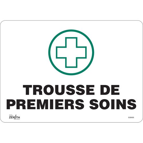 SGM496-"Premiers Soins" Sign