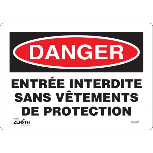 SGM523-"Entrée Interdite" Sign