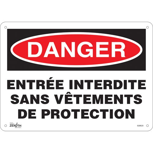 SGM528-"Entrée Interdite" Sign