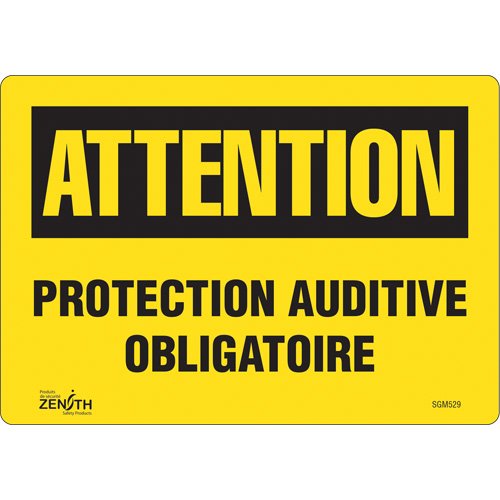 SGM529-"Protection Auditive Obligatoire" Sign