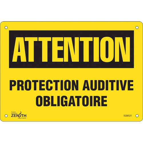 SGM531-"Protection Auditive Obligatoire" Sign