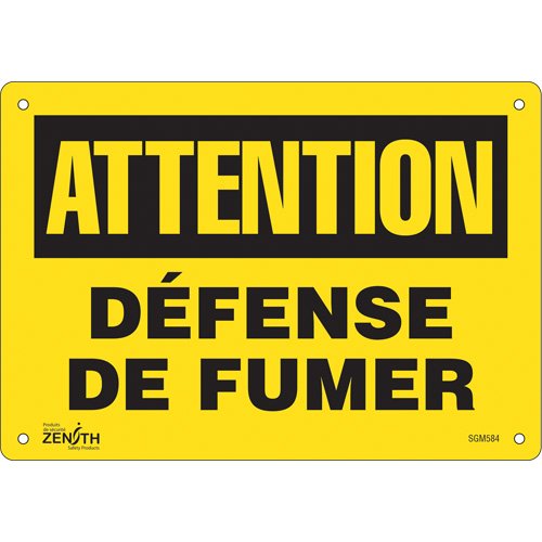 SGM584-"Défense De Fumer" Sign