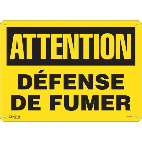 SGM587-"Défense De Fumer" Sign