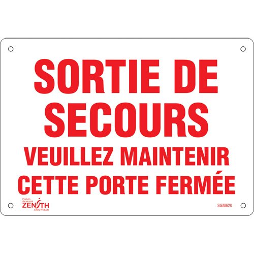 SGM620-"Sortie De Secours" Sign