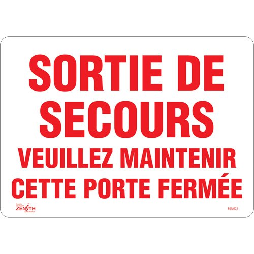 SGM622-"Sortie De Secours" Sign
