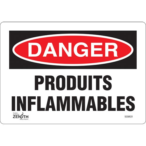 SGM631-"Produits Inflammables" Sign