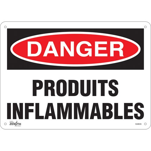 SGM636-"Produits Inflammables" Sign