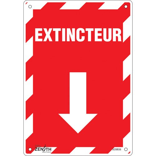 SGM656-"Extincteur" Arrow Sign