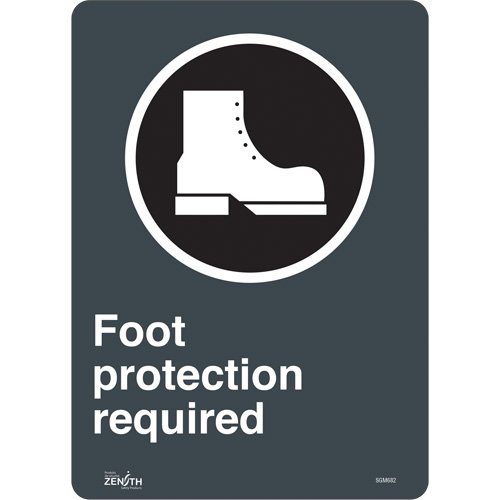 SGM682-"Foot Protection Required" Sign