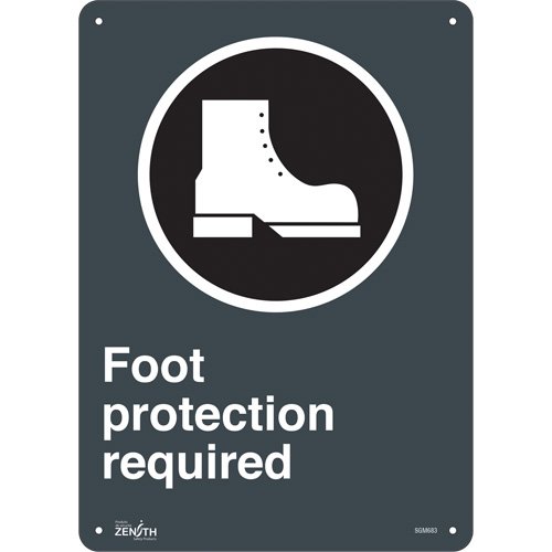 SGM683-"Foot Protection Required" Sign