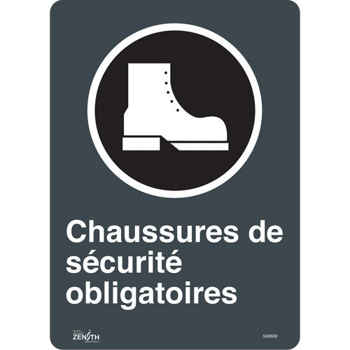 SGM688-"Chaussures De Sécurité Obligatoires" Sign