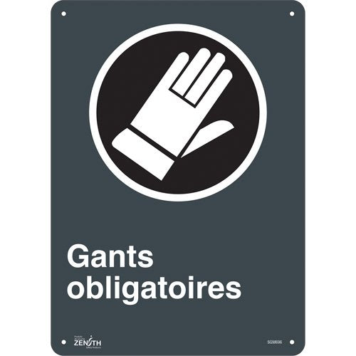 SGM696-"Gants Obligatoires" Sign