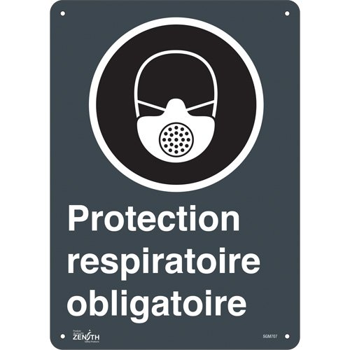 SGM707-"Protection Respiratoire Obligatoire" Sign