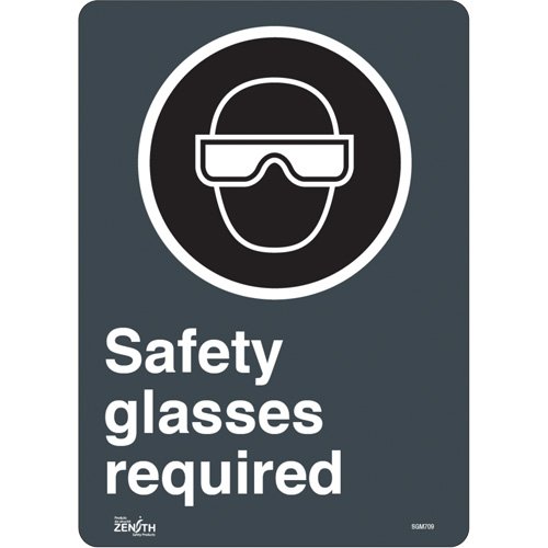 SGM709-"Safety Glasses Required" Sign