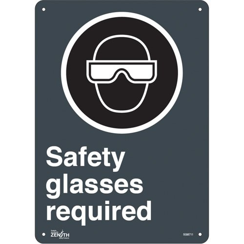 SGM711-"Safety Glasses Required" Sign