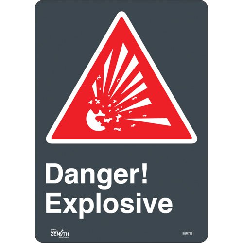 SGM733-"Explosive" Sign