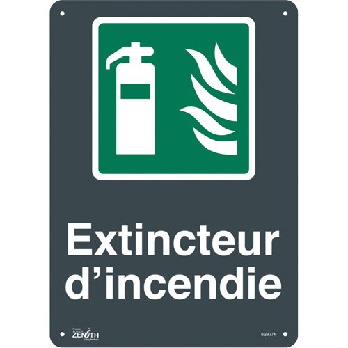 SGM774-"Extincteur D'Incendie" Sign