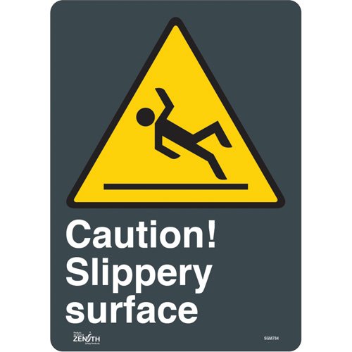 SGM784-"Slippery Surface" Sign