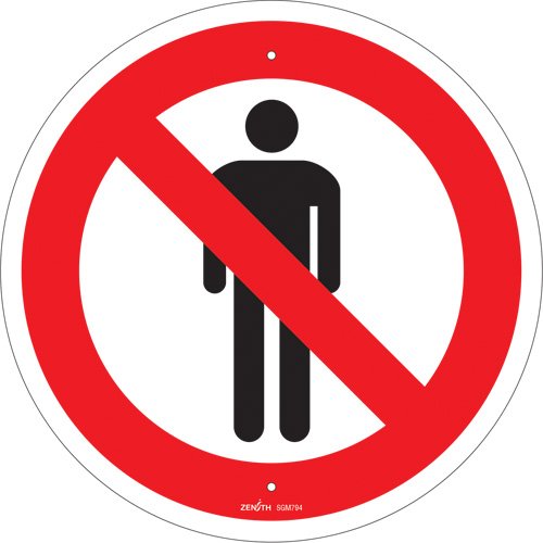 SGM794-Do Not Enter CSA Standard Safety Sign