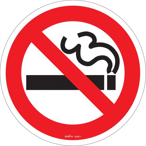 SGM811-No Smoking CSA Standard Safety Sign