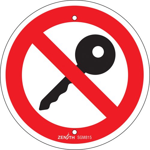 SGM815-Turn Off Engine CSA Standard Safety Sign