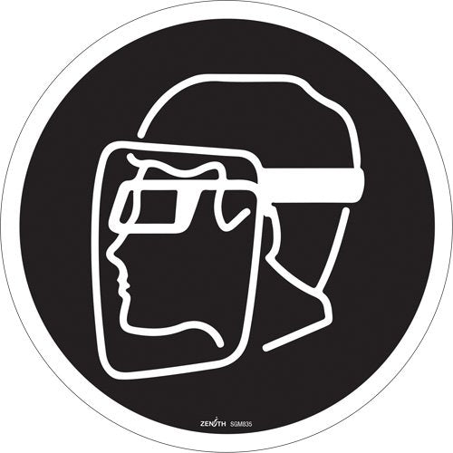 SGM835-Face Protection Required CSA Standard Safety Sign