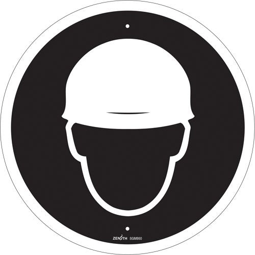 SGM860-Hard Hat Protection Required CSA Standard Safety Sign