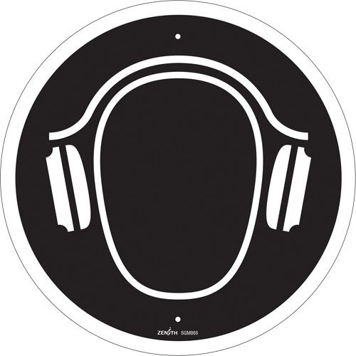 SGM866-Hearing Protection Required CSA Standard Safety Sign