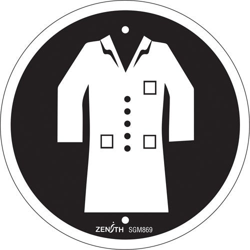 SGM869-Lab Coat Required CSA Standard Safety Sign