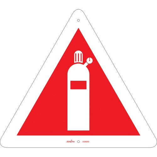 SGM890-Compressed Gas CSA Standard Safety Sign