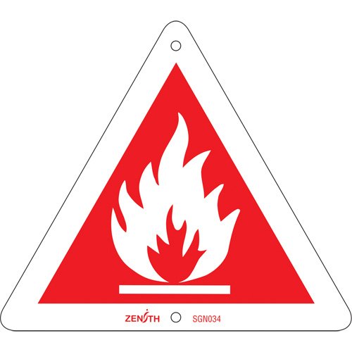 SGN034-Flammable CSA Standard Safety Sign