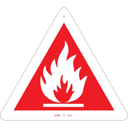 SGN037-Flammable CSA Standard Safety Sign
