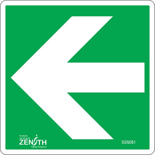SGN081-Arrow CSA Standard Safety Sign