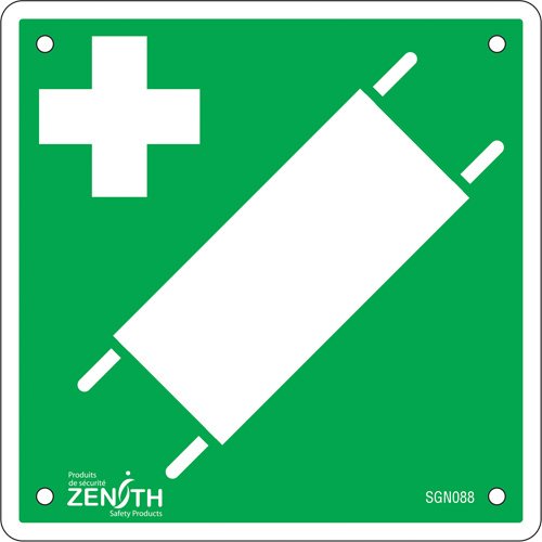 SGN088-First Aid Stretcher CSA Standard Safety Sign