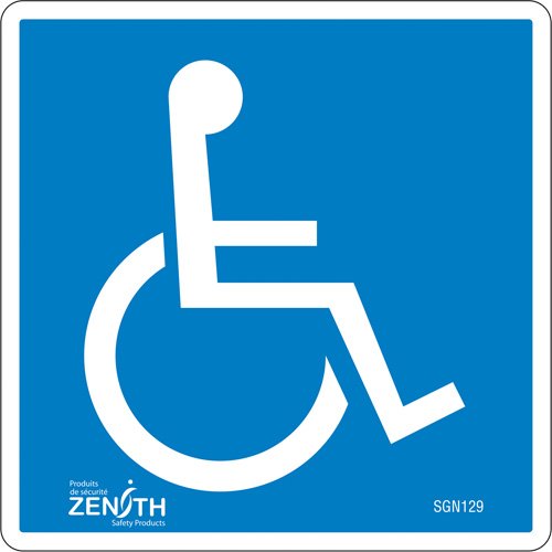 SGN129-Handicap CSA Standard Safety Sign