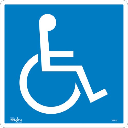SGN132-Handicap CSA Standard Safety Sign