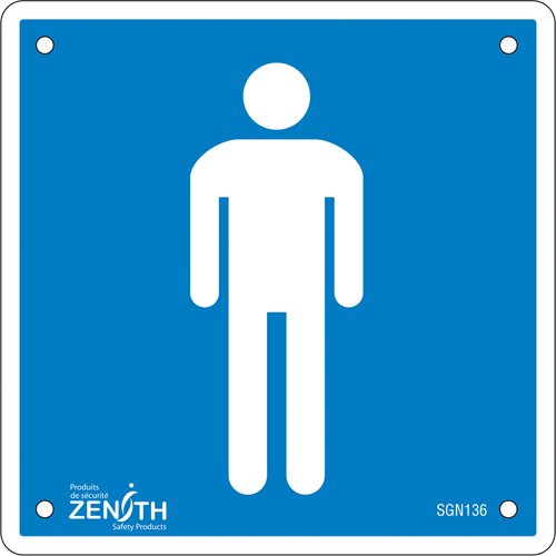 SGN136-Men CSA Standard Safety Sign