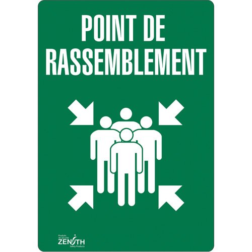 SGP180-"Point de rassemblement" Sign